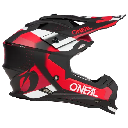 Casca Motocross O'NEAL 2SERIES SPYDE V.23 NEGRU/ROSU/ALB