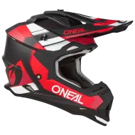 Casca Motocross O'NEAL 2SERIES SPYDE V.23 NEGRU/ROSU/ALB