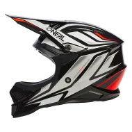 Casca motocross O'NEAL 3SERIES VERTICAL V.23 NEGRU/ALB