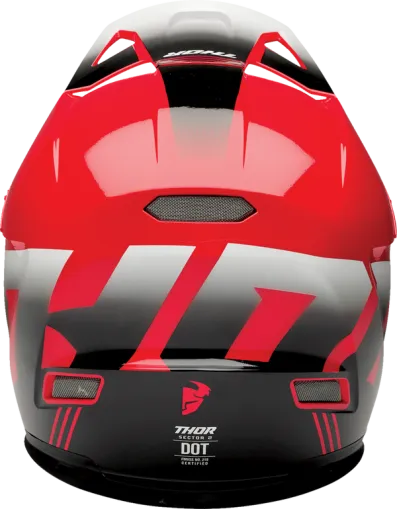 Motocross helmet THOR SECTOR 2 CARVE RED/BLACK