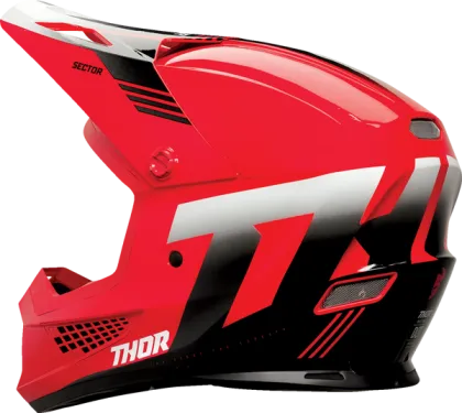 Motocross helmet THOR SECTOR 2 CARVE RED/BLACK