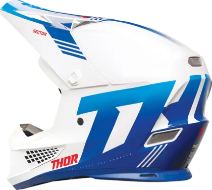 Мотокрос каска THOR SECTOR 2 CARVE WHITE/BLUE