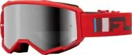 Motocross Goggles FLY RACING Zone Red/Charcoal - Silver/Smoke Lens
