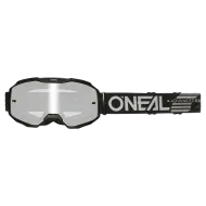 Motocross goggles O'NEAL B-10 SOLID BLACK - SILVER MIRROR V.24