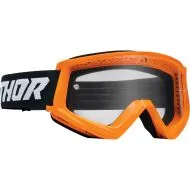 Motocross goggles THOR COMBAT RACER FLO ORANGE/BLACK