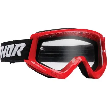 Motocross goggles THOR COMBAT RACER RED/BLACK