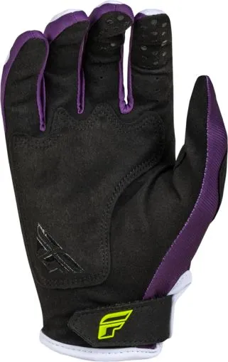 FLY RACING Kinetic Reload Motocross Gloves- Deep Purple/White/Hi-Vis