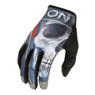 Γάντια Motocross O'NEAL MAYHEM BONES V.22 ΜΑΥΡΟ/ΚΟΚΚΙΝΟ
