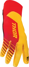 Мотокрос ръкавици THOR AGILE ANALOG YELLOW/RED