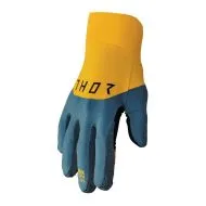 Мотокрос ръкавици THOR AGILE RIVAL TEAL/YELLOW