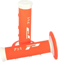 Мотокрос ръкохватки PROGRIP Triple Density 791 WHITE/ORANGE