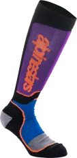 ALPINESTARS MX PLUS motocross socks BLK/PUR/BL