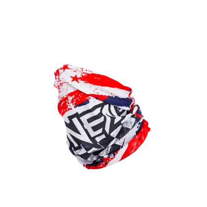 Πολυλειτουργική πετσέτα O`NEAL USA ΛΕΥΚΟ/ΜΠΛΕ/ΚΟΚΚΙΝΟ