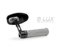 Motorcycle mirrors BARRACUDA SKIN-R/BAR END BLACK (PAIR)