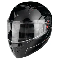 Отваряема каска MT ATOM SOLID GLOSS BLACK