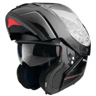 Отваряема каска MT ATOM SOLID GLOSS BLACK