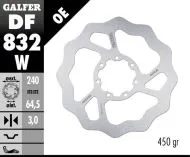 Преден спирачен диск Galfer DISC WAVE FIXED 240x3mm DF832W