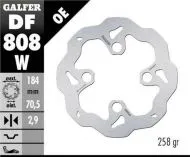 Front brake disc Galfer WAVE FIXED 184x2.9mm DF808W