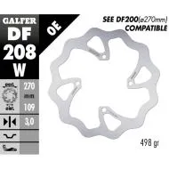 Front brake disc Galfer WAVE FIXED OVERSIZE 270x3mm DF208W