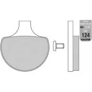 Μπροστινά τακάκια μοτοσυκλέτας Galfer SEMI METAL FD124G1054