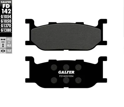 Μπροστινά τακάκια μοτοσυκλέτας Galfer SEMI METAL FD142G1054