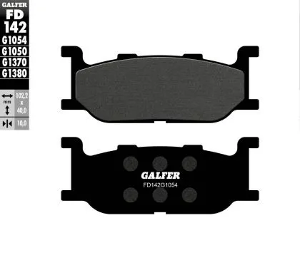 Front motorcycle pads Galfer SEMI METAL FD142G1054