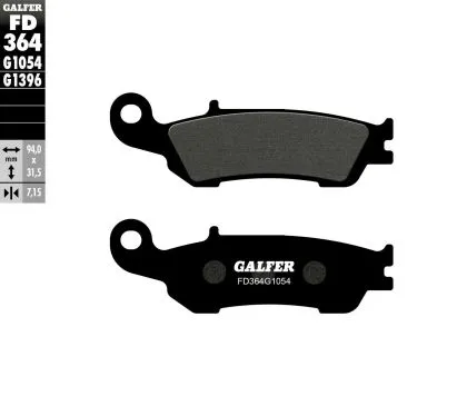Μπροστινά τακάκια μοτοσυκλέτας Galfer SEMI METAL FD364G1054