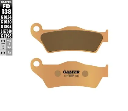 Front motorcycle pads Galfer SINTERED COMPOUND FD138G1370