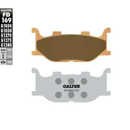 Front motorcycle pads Galfer SINTERED COMPOUND FD169G1375