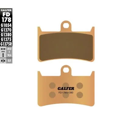 Tampoane Fata Moto Galfer SINTERED SCOOTER FD178G1380