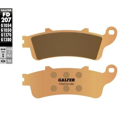 Предни/Задни мото накладки Galfer SINTERED SCOOTER FD207G1380