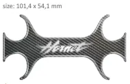 Protector pentru trei pasageri PPSH1P/PR3159 HONDA HORNET 2004.