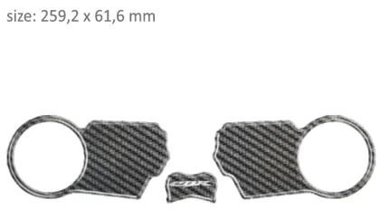Προστατευτικό τριών επιβατών PPSH25P/PR3182 HONDA CBR 1000 2004-2007.