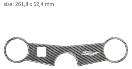 Προστατευτικό τριών επιβατών PPSS11P/PR3194 SUZUKI SV 1000 S 2003-2004.