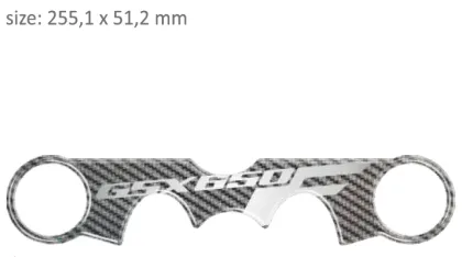 Προστατευτικό τριών επιβατών PPSS14P/PR3197 SUZUKI GSX650F 2008-2014.