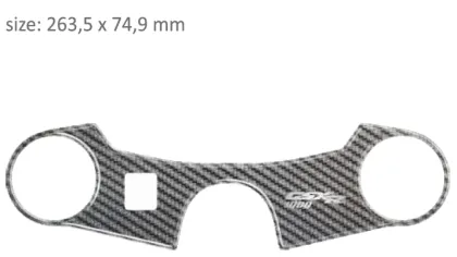 Protector for triple PPSS24P/PR3207 SUZUKI GSXR 1000 2005-2006.