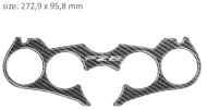 Protector pentru trei pasageri PPSY4P/PR3136 YAMAHA FZ8 2010-2014.