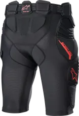 Προστατευτική σφήνα ALPINESTARS SHORT BIONIC PRO ΜΑΥΡΟ/ΚΟΚΚΙΝΟ