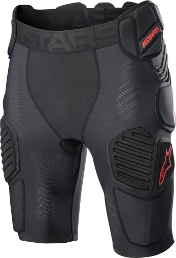 Προστατευτική σφήνα ALPINESTARS SHORT BIONIC PRO ΜΑΥΡΟ/ΚΟΚΚΙΝΟ