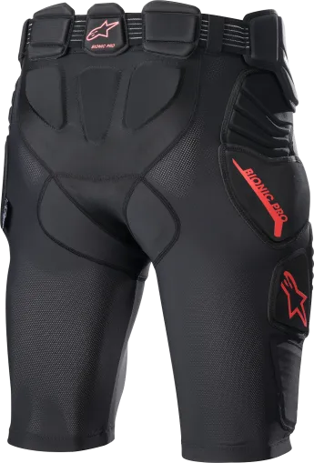 Προστατευτική σφήνα ALPINESTARS SHORT BIONIC PRO ΜΑΥΡΟ/ΚΟΚΚΙΝΟ