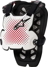 Προστατευτικός προφυλακτήρας ALPINESTARS A-1 ΜΑΥΡΟ/ΚΟΚΚΙΝΟ/ΛΕΥΚΟ