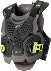 Προστατευτικός προφυλακτήρας ALPINESTARS A-4 Max ΜΑΥΡΟ/ΚΙΤΡΙΝΟ