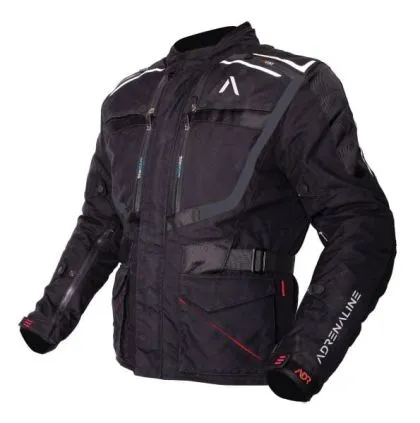 Textile motorcycle jacket ADRENALINE ORION BLACK