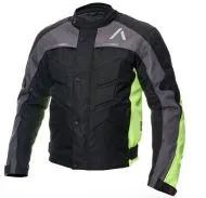 Geacă textilă pentru motociclete ADRENALINE PYRAMID 2.0 NEGRU/GRI/FLUO