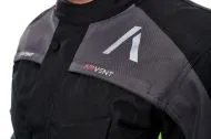 Geacă textilă pentru motociclete ADRENALINE PYRAMID 2.0 NEGRU/GRI/FLUO
