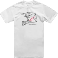 T-shirt ALPINESTARS MX HELMET SS WT