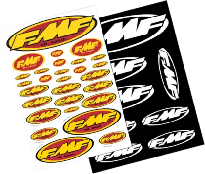 Стикери FMF DECAL FMF ASSORTED SHEET