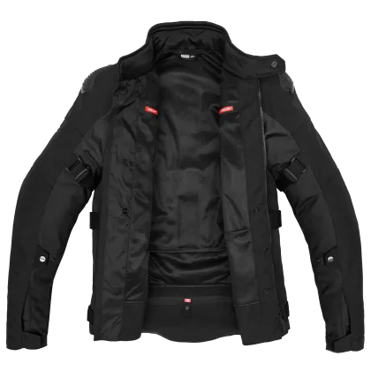 Textile motorcycle jacket SPIDI RW H2OUT Black