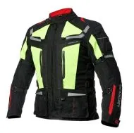 Υφασμάτινο μπουφάν μοτοσικλέτας ADRENALINE CAMELEON 2.0 BLACK/FLUO