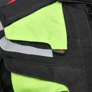 Υφασμάτινο μπουφάν μοτοσικλέτας ADRENALINE CAMELEON 2.0 BLACK/FLUO